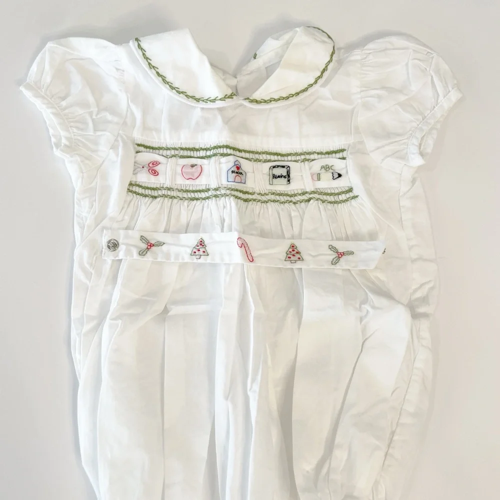 Lullaby Set Ruth Ribbon Smocked Bubble with 2 Interchangeable Ribbons - Picture 14 of 14